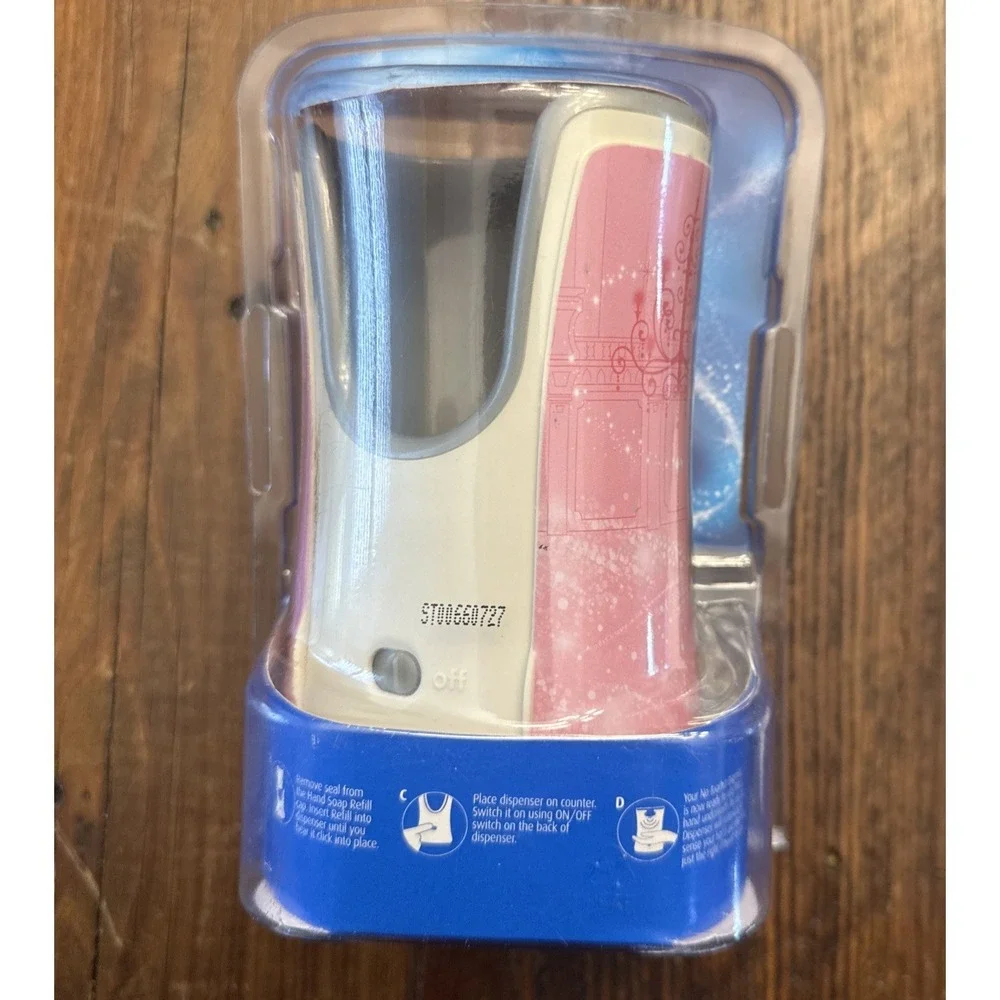 Lysol No-Touch Hand Soap Dispenser Only Disney Princesses Cover New Old Stock!!